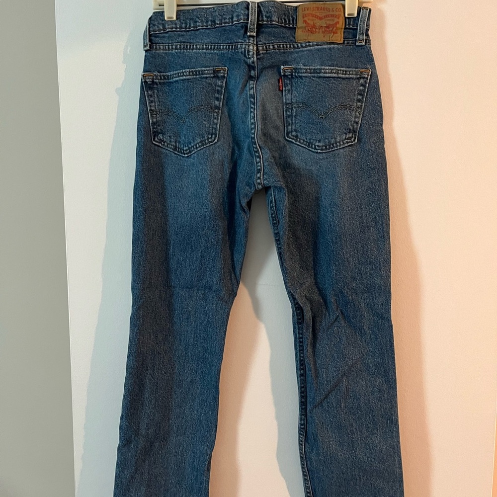 Levi’s 511 Straight Leg Distressed Jeans 29